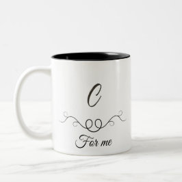 Klassischer Kaffeebecher – Elegantes Design für de Zweifarbige Tasse