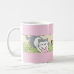 Klassischer Kaffeebecher "Pink Owl Mommy's Sippy C Kaffeetasse