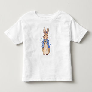 Klassischer Kaninchen-Blaujacken-Butterflies Kleinkind T-shirt