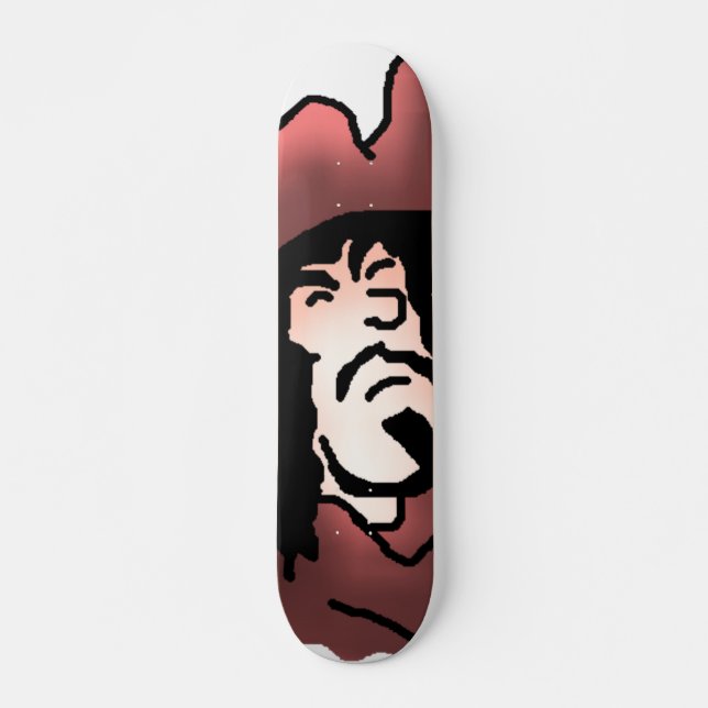 Klassischer Kapitän Hook der Charakter-2-5 Skateboard (Vorne)