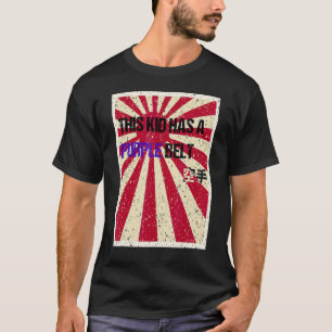 Klassischer Karate Lila Gürtel Jugend T-Shirt