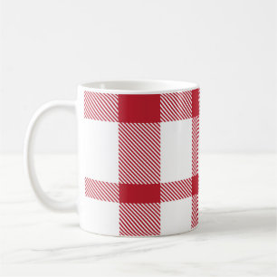 Klassischer Karierter Tartan Nahtloses Muster. Bek Kaffeetasse