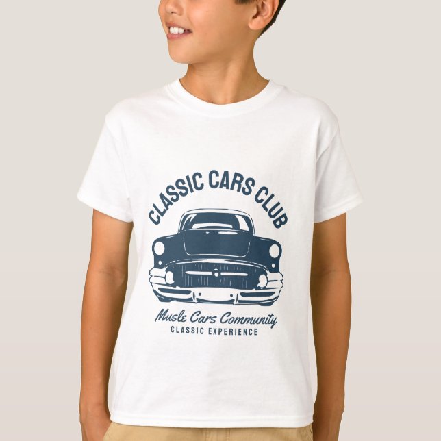 Klassischer Kfz-Club T-Shirt (Vorderseite)