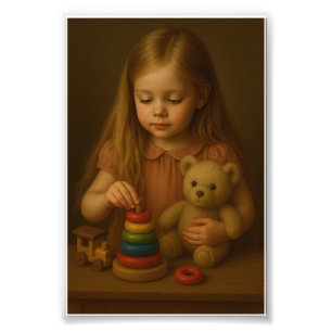 „Klassischer Kinderporträt-Kunstdruck“ Fotodruck