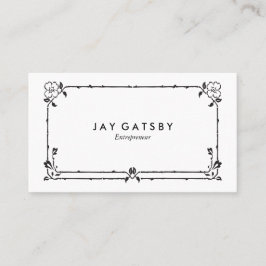 Klassischer Kunst-Deko/Kunst Nouveau Visitenkarte