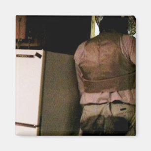 Klassischer Lachs-Kühlschrank-Magnet Magnet