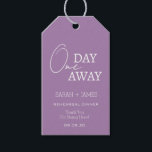Klassischer Lavendel zum Abendessen in der Probe Geschenkanhänger<br><div class="desc">Classic Lilac Lavender One Day Away Probe Dinner Vielen Dank für Ihre Tags</div>