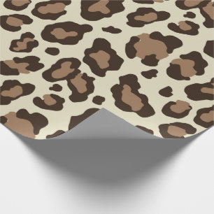 Klassischer Leopard Geschenkpapier
