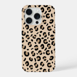 Klassischer Leopardendruck-Handyhülle Stilvoller T iPhone 15 Pro Hülle