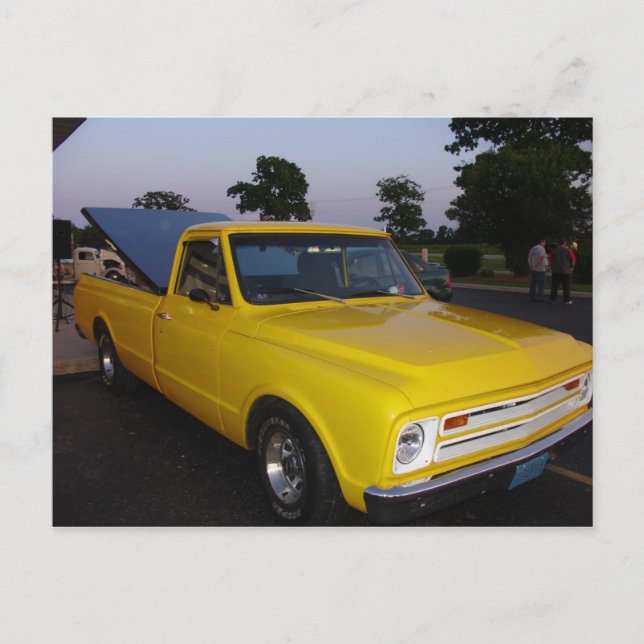 klassischer LKW Postkarte (Vorderseite)