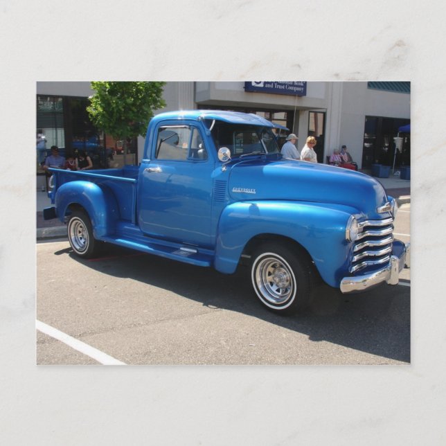 klassischer LKW Postkarte (Vorderseite)