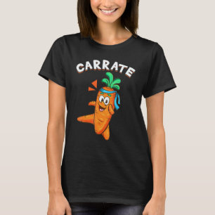 Klassischer lustiger Gemüse-Gemüse-Wortwitz Karate T-Shirt