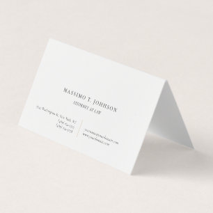 Klassischer Minimalist Einfacher Rechtsanwalt Anwa Visitenkarten