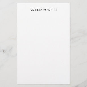 Klassischer minimalistischer professioneller einfa briefpapier