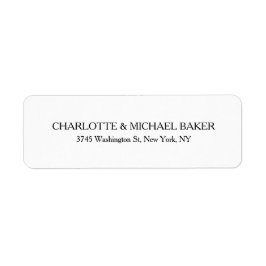 Klassischer Minimalistischer Schlichter moderner F