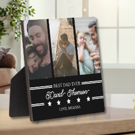 Klassischer Minimalistischer Schwarz-weißer bester Fotoplatte