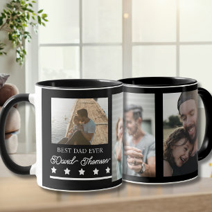 Klassischer Minimalistischer Schwarz-weißer bester Tasse