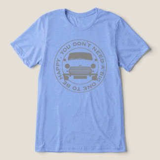 Klassischer Miniwagen original Werbeslogan aus den Tri-Blend Shirt