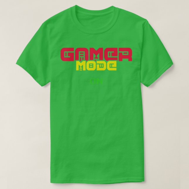 Klassischer Modus für Videospiel-Lover-Spiel T-Shirt (Design vorne)