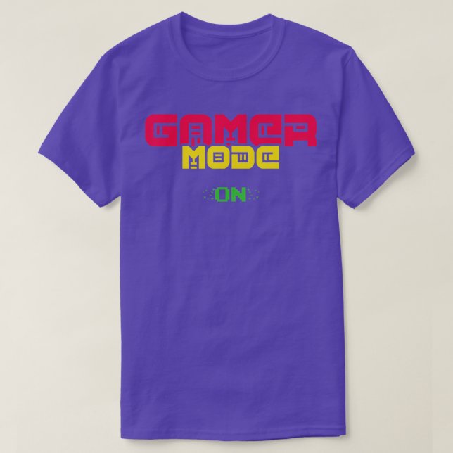 Klassischer Modus für Videospiel-Lover-Spiel T-Shirt (Design vorne)