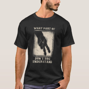 Klassischer Motorradfahrer Versteht Zwei Finger ni T-Shirt