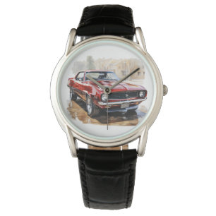 Klassischer Muscle Car Armbanduhr