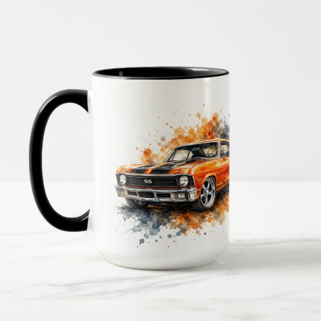 Klassischer Muscle-Car-Becher Tasse (Links)