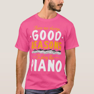 Klassischer Musikpianist Musiker Klavier Keyboard  T-Shirt