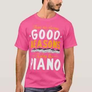 Klassischer Musikpianist Musiker Klavier Keyboard  T-Shirt