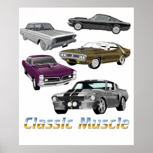 klassischer Muskel Poster