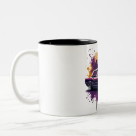Klassischer Mustang-Muscle-Car Zweifarbige Tasse
