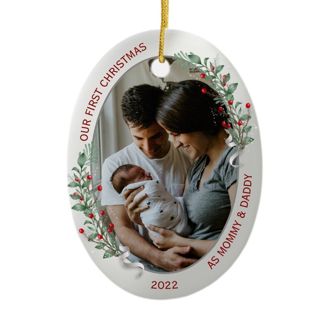 Klassischer Neugeborener 1. Weihnachtsgeburten Pfl Keramik Ornament (Von Creator hochgeladen)