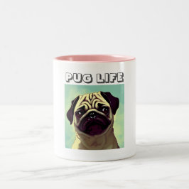 Klassischer Niedlicher je erstaunlicher Spaß Dog M Zweifarbige Tasse