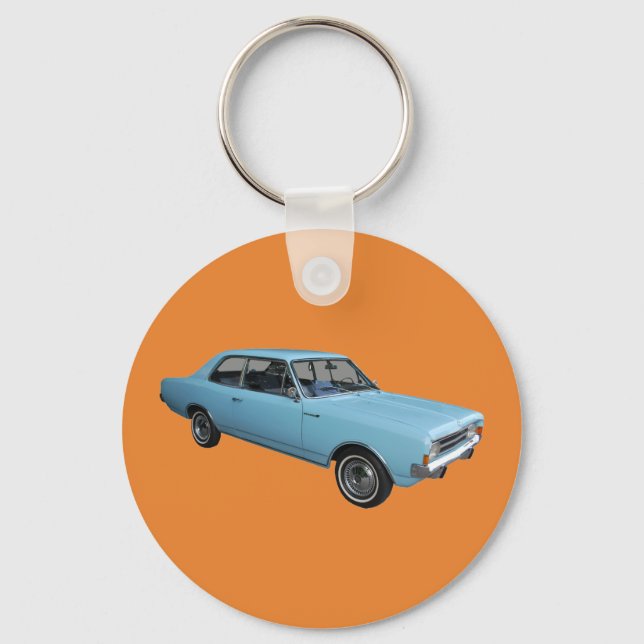 Klassischer Opel Rekord Schlüsselanhänger (Vorderseite)