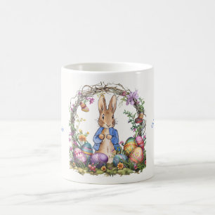 Klassischer Osterhase Ostereier  Kaffeetasse