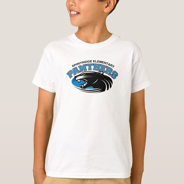 Klassischer Panther scherzt das T-Shirt (weiß) (Vorderseite)