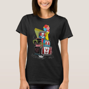 Klassischer Pennywise-TV-Stapel - Du wirst auch sc T-Shirt