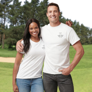 Klassischer personalisierter Golfschlägername T-Shirt