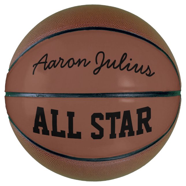 Klassischer Personalisierter Name Basketball Sport (Vorderseite)