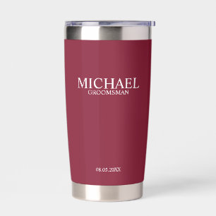 Klassischer Personalisierter Trauzeuge Thermobecher