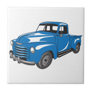 Klassischer Pick-up-Truck Fliese