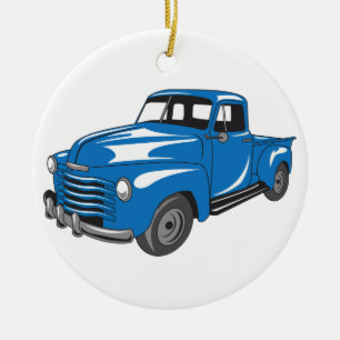 Klassischer Pick-up-Truck Keramik Ornament