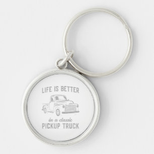 Klassischer Pickup-Truck-Typ Vintage Schlüsselanhänger