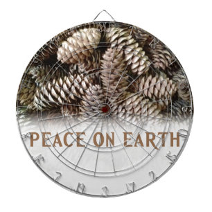 Klassischer Pine Cone Weltfrieden Dartscheibe