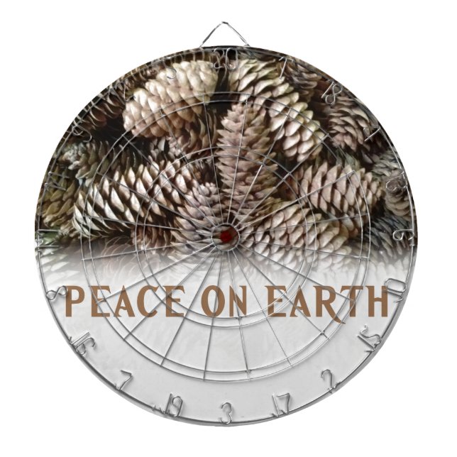 Klassischer Pine Cone Weltfrieden Dartscheibe (vorne)