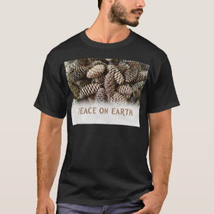 Klassischer Pine Cone Weltfrieden T-Shirt