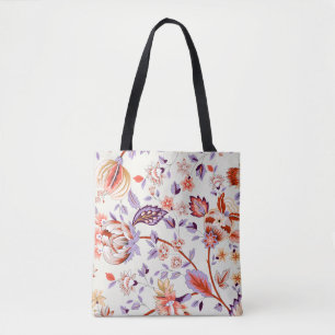 Klassischer Pisley und feine Spitzen-Muster, Perse Tasche