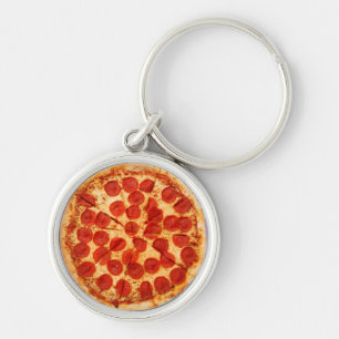 klassischer Pizzaliebhaber Schlüsselanhänger