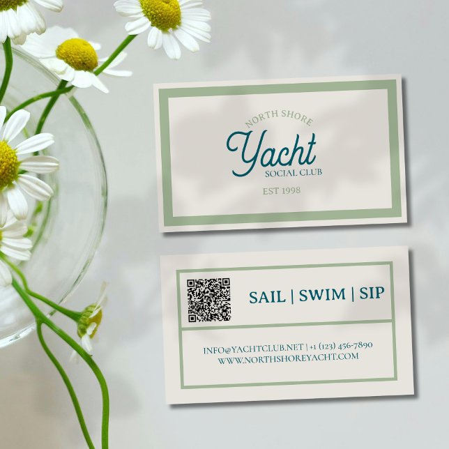Klassischer QR-Code und Website Visitenkarte (Elegant and professional agent business card that makes a great first impression!)