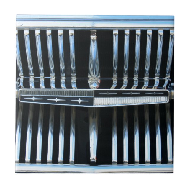 Klassischer Quecksilbergrill der 60er Jahre Fliese (Vorderseite)